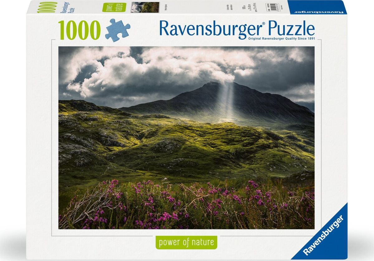 Ravensburger Puslespil - Power Of Nature - Mythos Highlands - 1000 Brikker