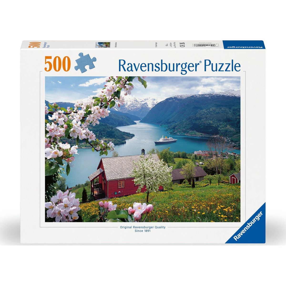 Ravensburger Puslespil - Skandinavisk Landskab - 500 Brikker