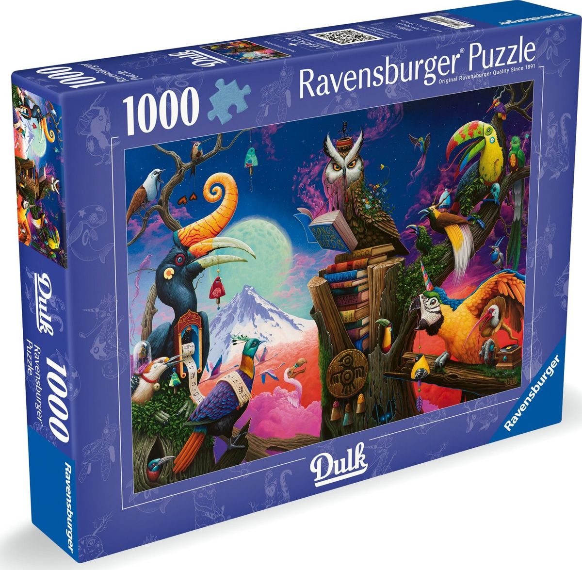 Ravensburger Puslespil - Songs Of Extinct Birds - 1000 Brikker