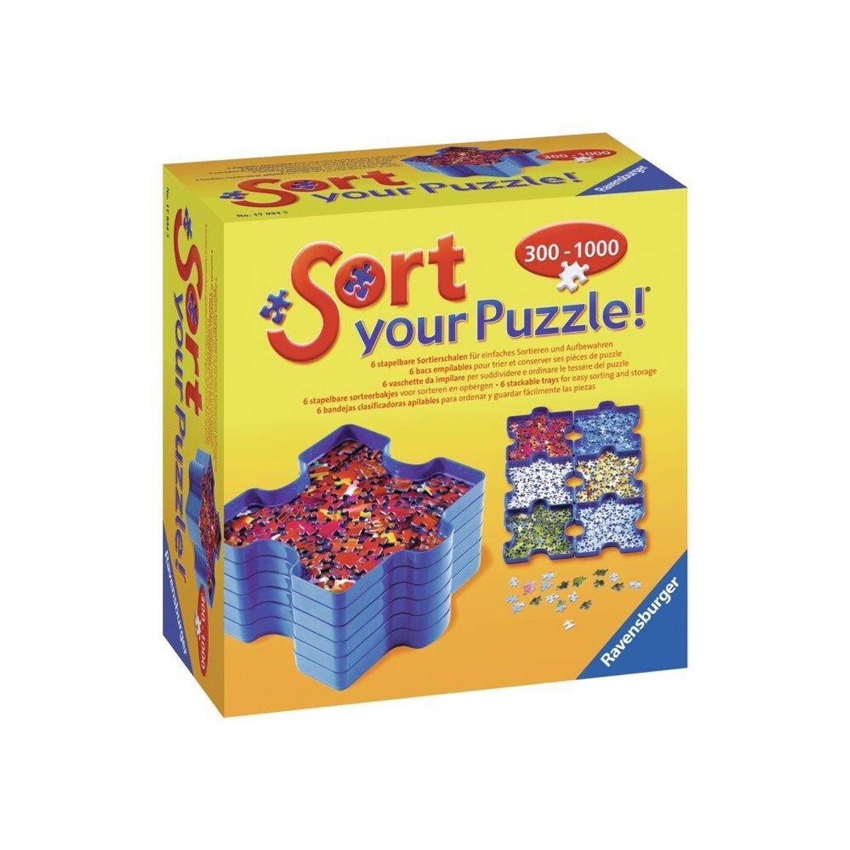 Ravensburger Puslespil Sorterbakke