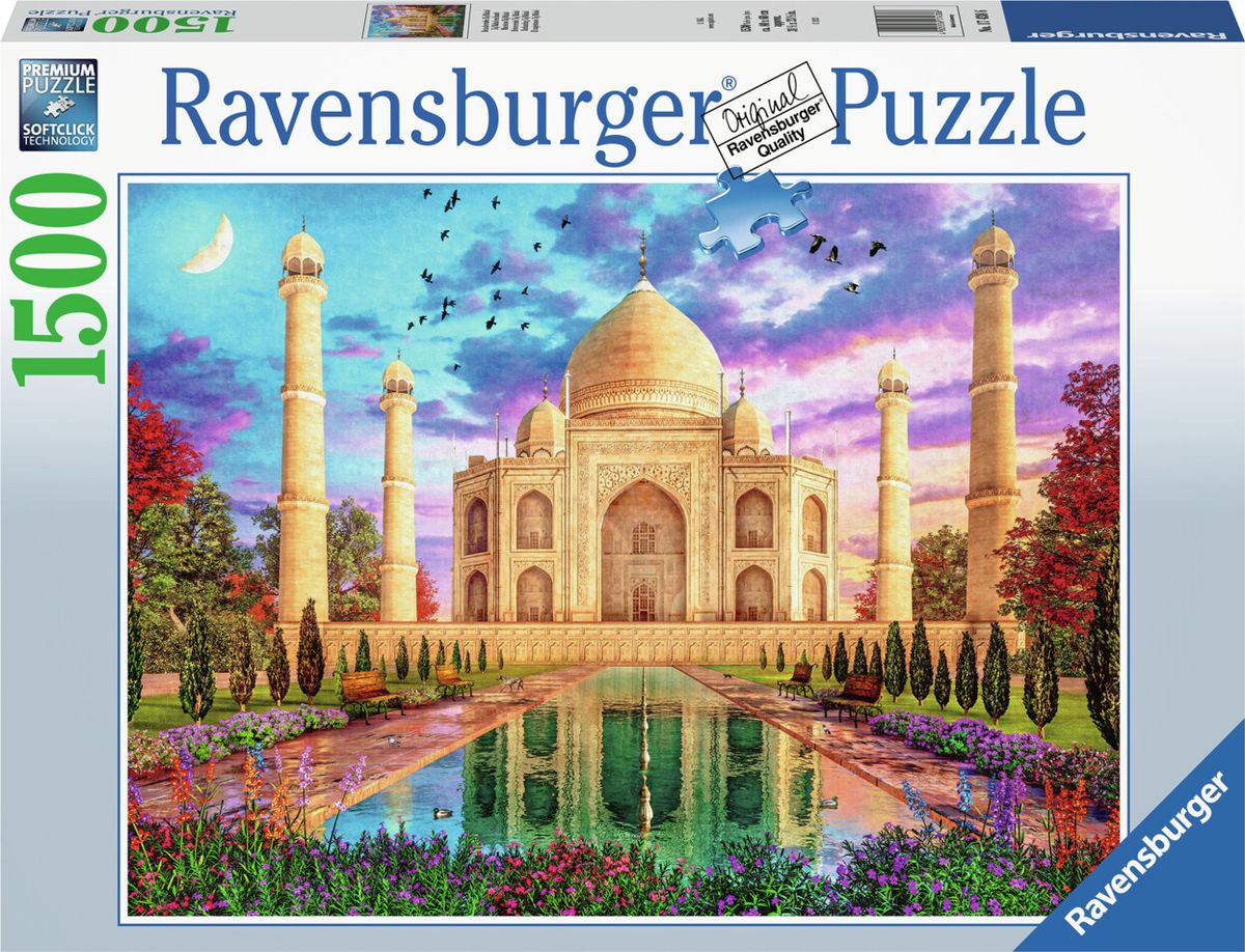 Ravensburger Puslespil - Taj Mahal - 1500 Brikker