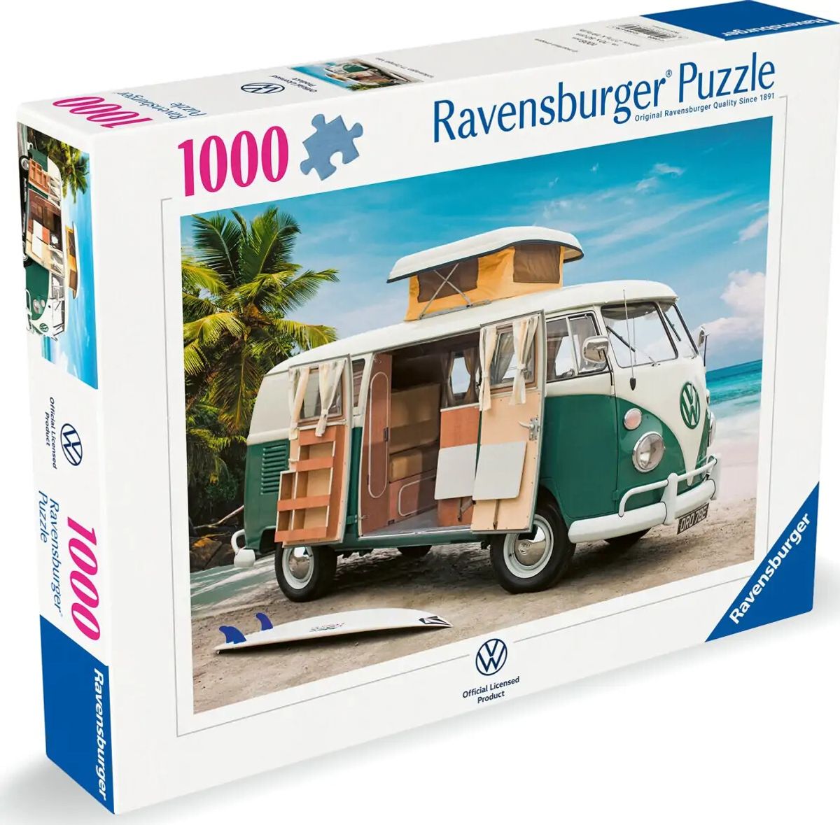 Ravensburger Puslespil - Vw Bulli T1 Camper Van - 1000 Brikker