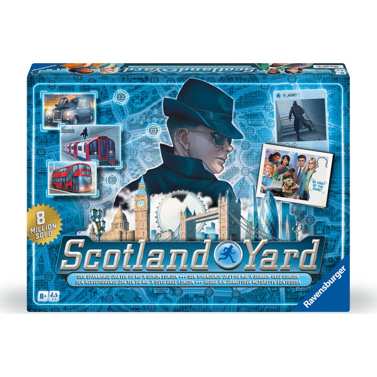 Ravensburger - Scotland Yard - Klassiker Brætspil For 2