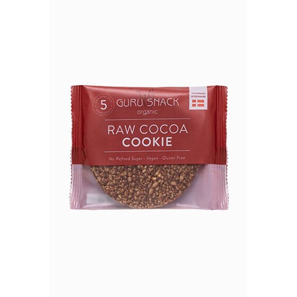 Raw Cocoa Cookie Økologisk enkeltvis indpakket - 55 gram