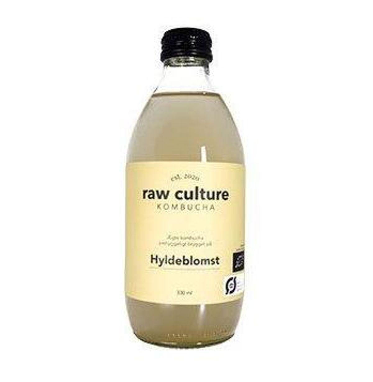 Raw Culture Kombucha Hyldeblomst Ø, 330ml