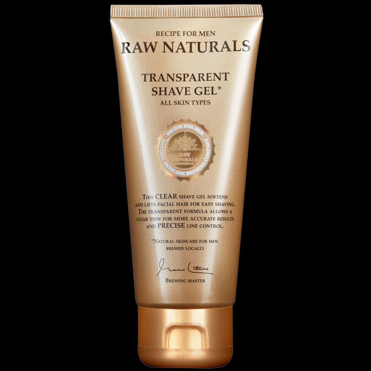 Raw Naturals Transparant Shaving Gel (100 ml)