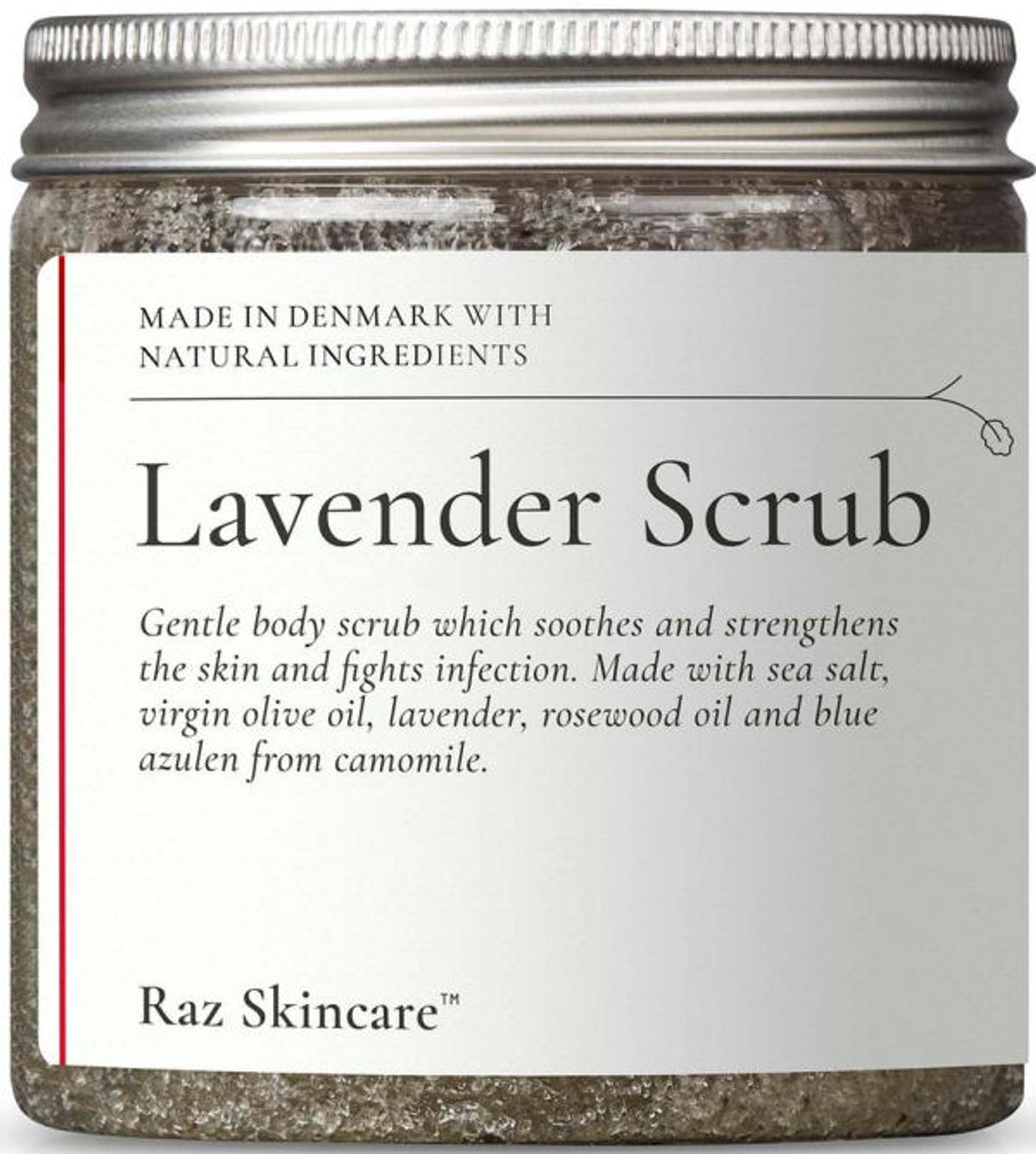 Raz skincare lavender scrub 200g