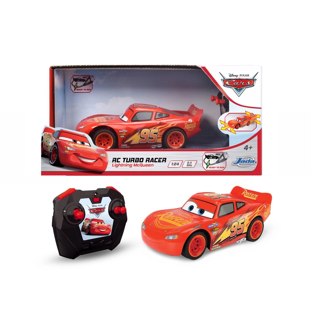 RC Lightning McQueen Turbo Racer