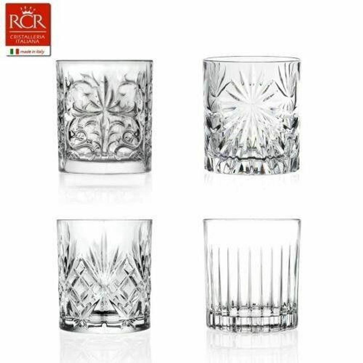 Rcr Mixology Krystal Glas 4 Tumblers