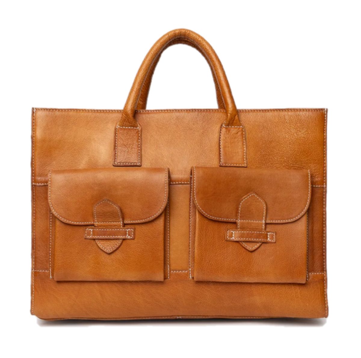 RE:DESIGNED Feline Håndtaske 15" Burned Tan 6133