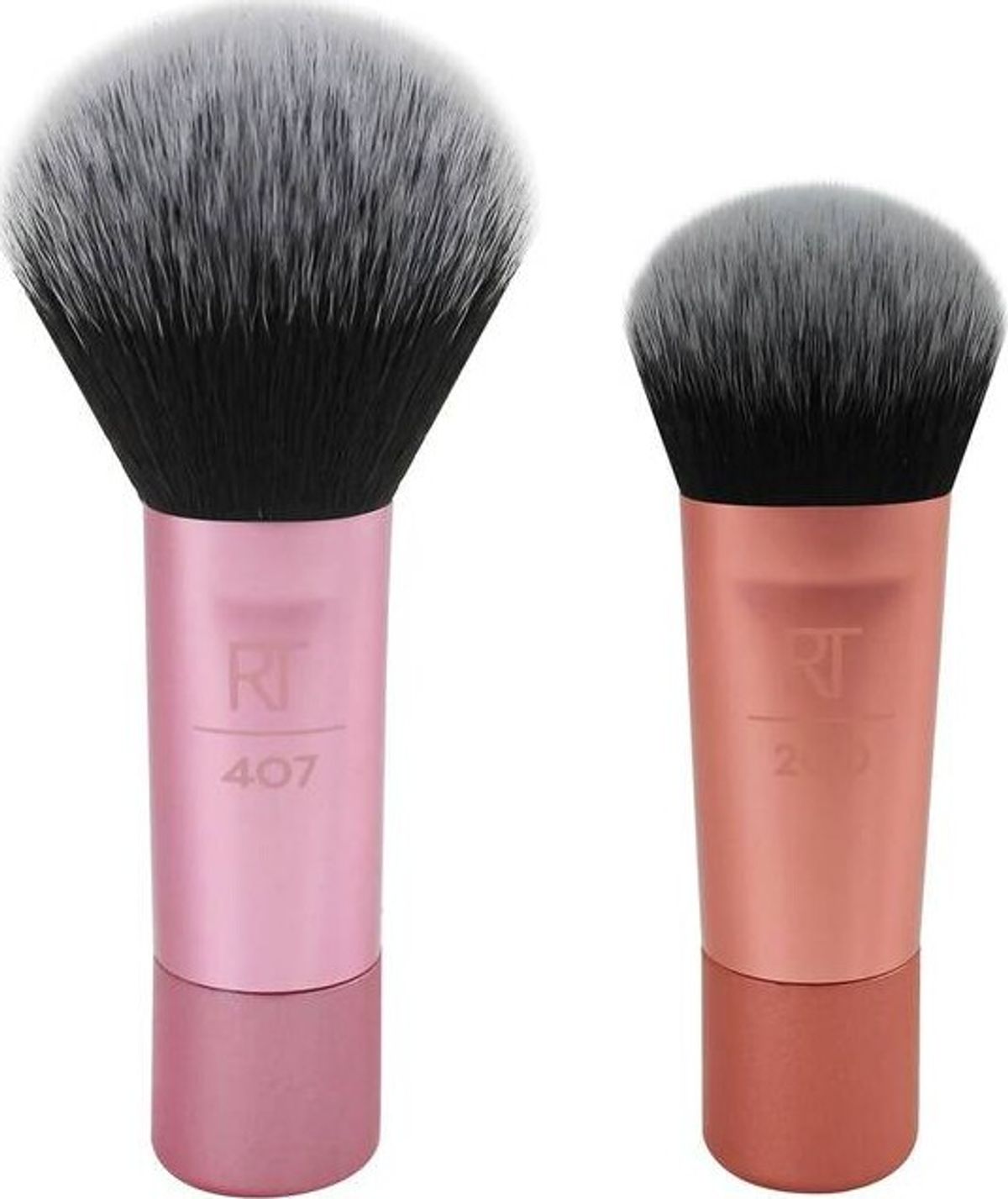 Real Techniques - Mini Brush Duo Børstesæt - Pink - 2 Stk