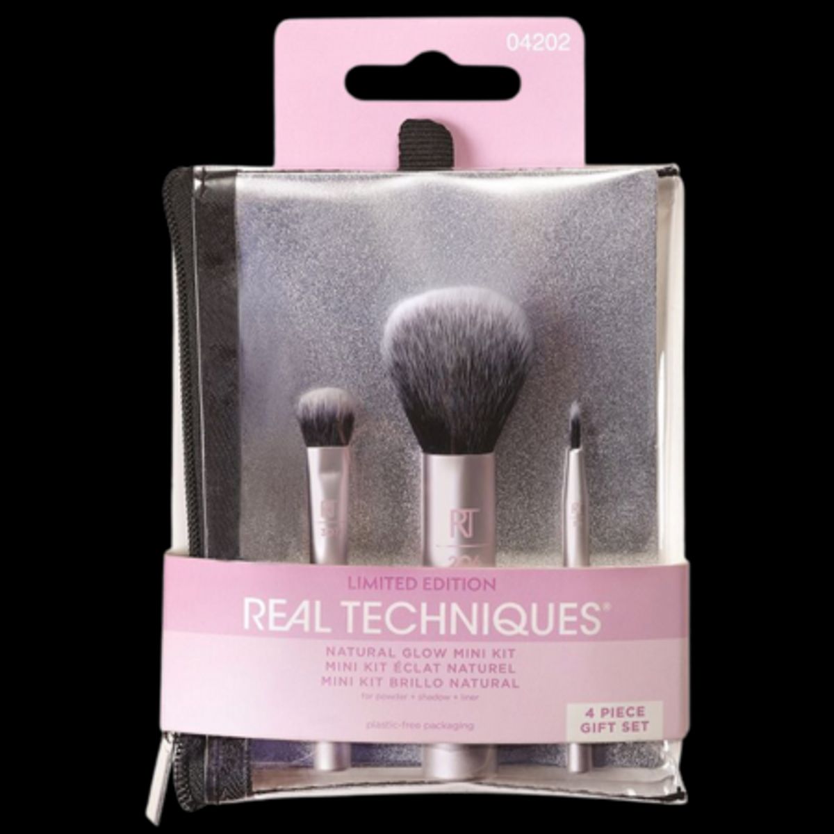 Real Techniques Natural Glow Mini Makeupbørster 4 dele