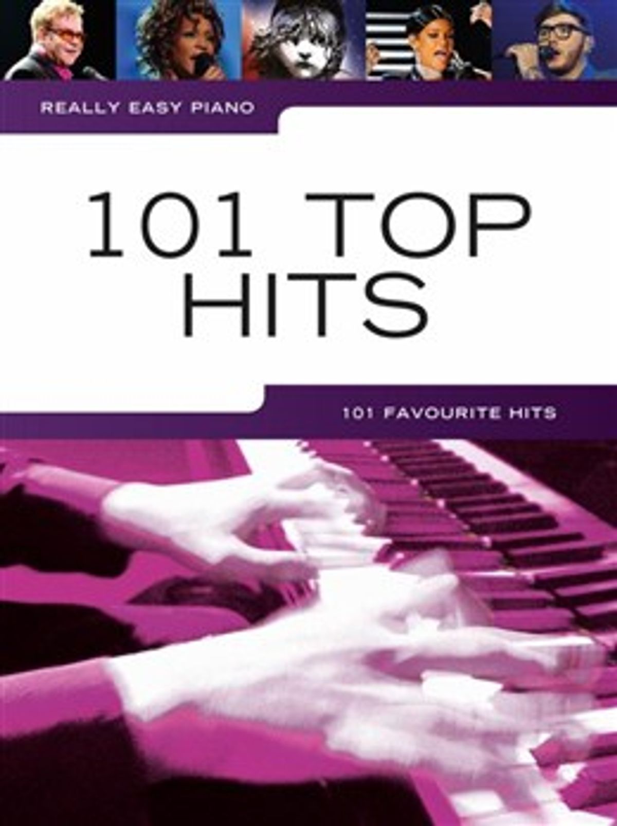 Really Easy Piano: 101 Top Hits lærebog