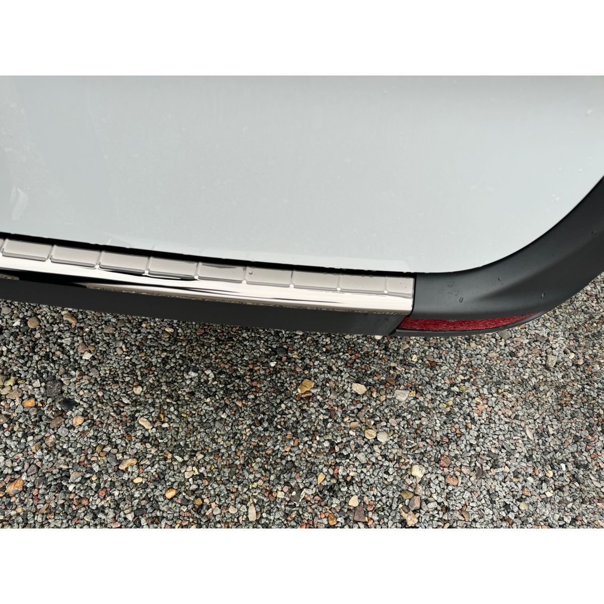 Rear Bumper Sill Cover S.Steel (Black Chrome)