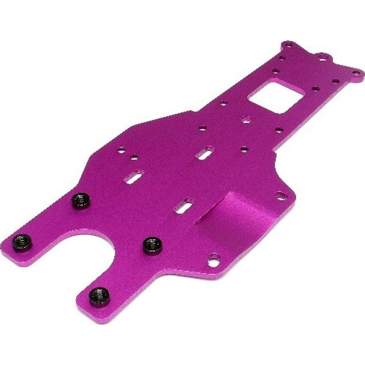 Rear Chassis Plate (purple) - Hp87416 - Hpi Racing