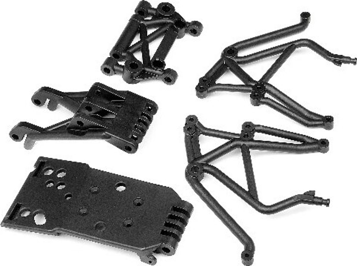 Rear Skid Plate Set - Hp106288 - Hpi Racing