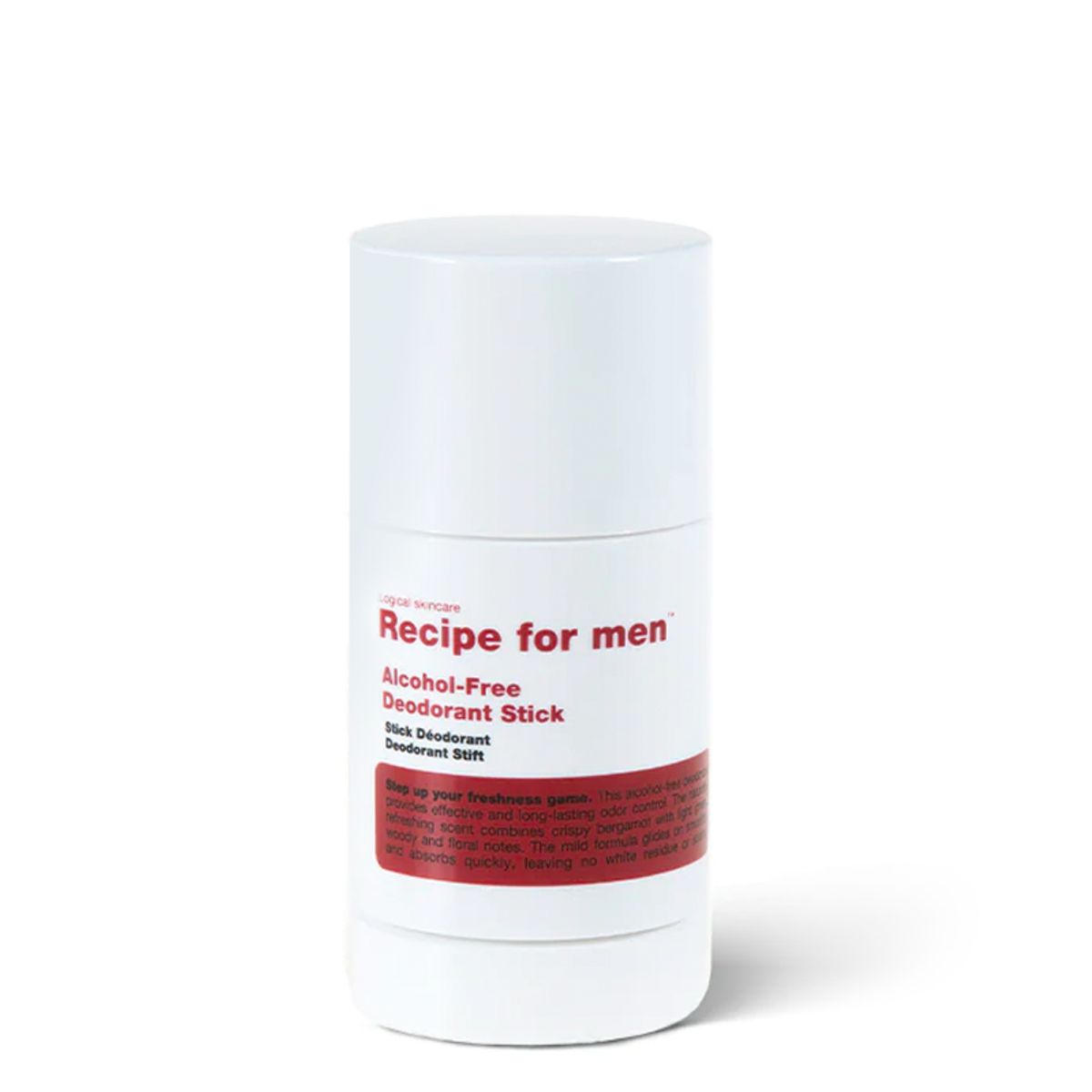 Recipe for men Alcohol Free Deodorant Stick (75 ml)