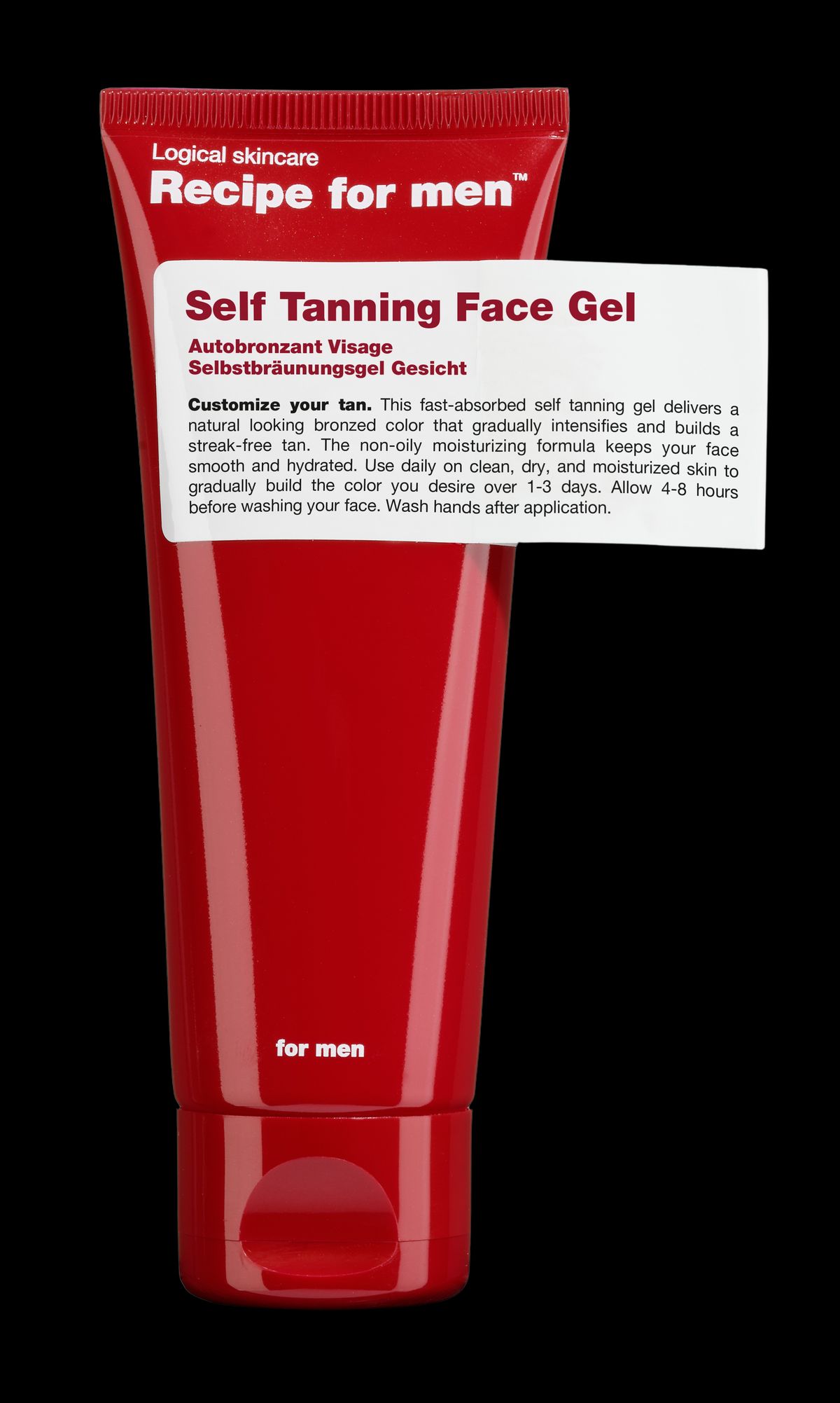 Recipe For Men Self Tanning Face Gel (75 ml)