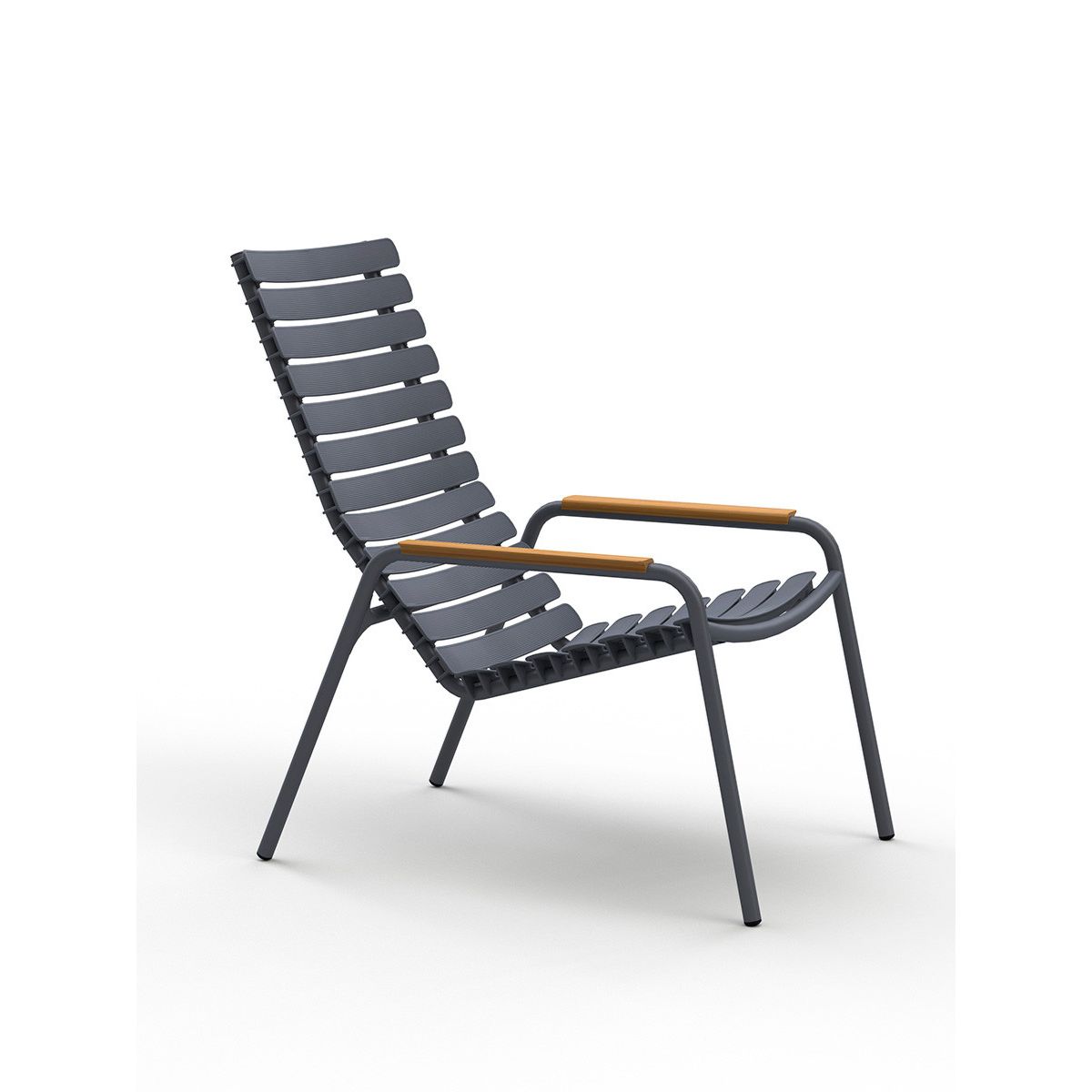 ReClips Lounge Chair, bamboo fra Houe (Dark grey)