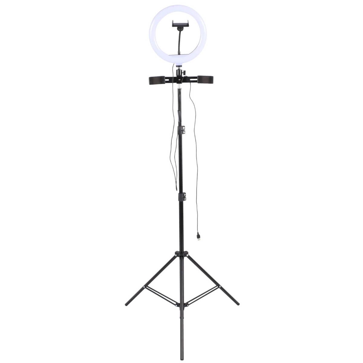 Record LED-15 gulv video-lys med mobil-holdere