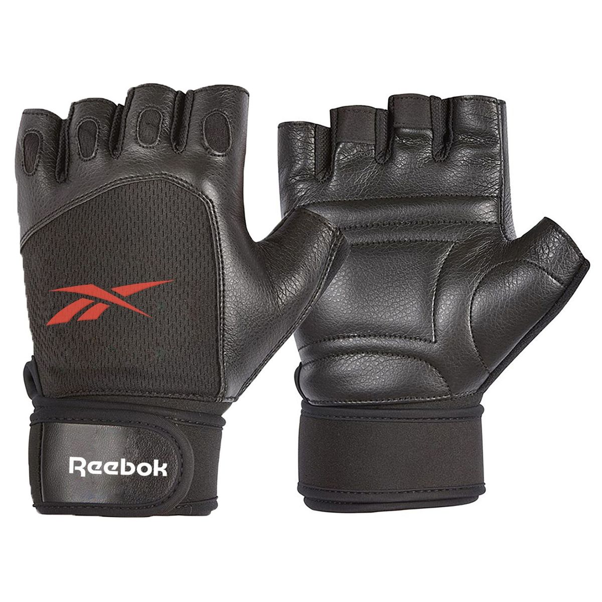 Reebok Lifting Gloves Vægtløfterhandsker - Sort/Rød L