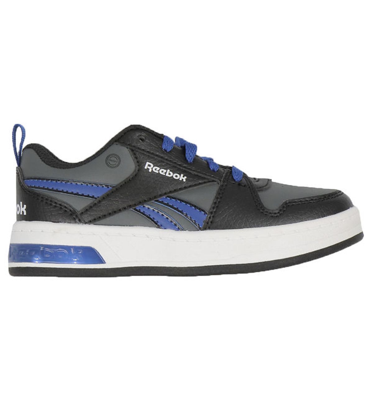 Reebok Sko m. Lys - Royal Prime Step N' Flash - Sort/Blå/Grå