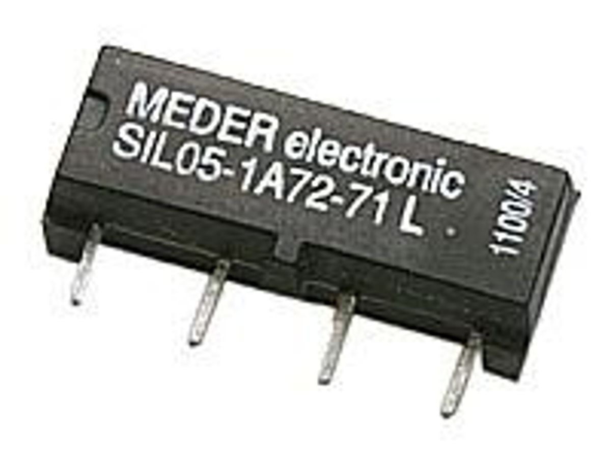 Reed relæ, 5V, SIL05-1A72-71L, Meder Electronic