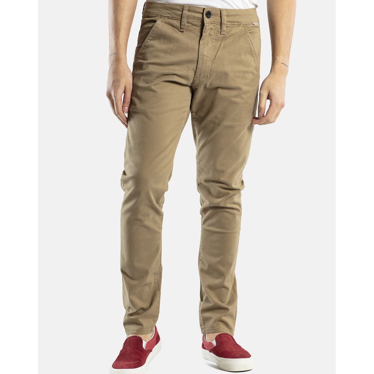 Reell Flex Tapered Chino Bukser Mørk Sand