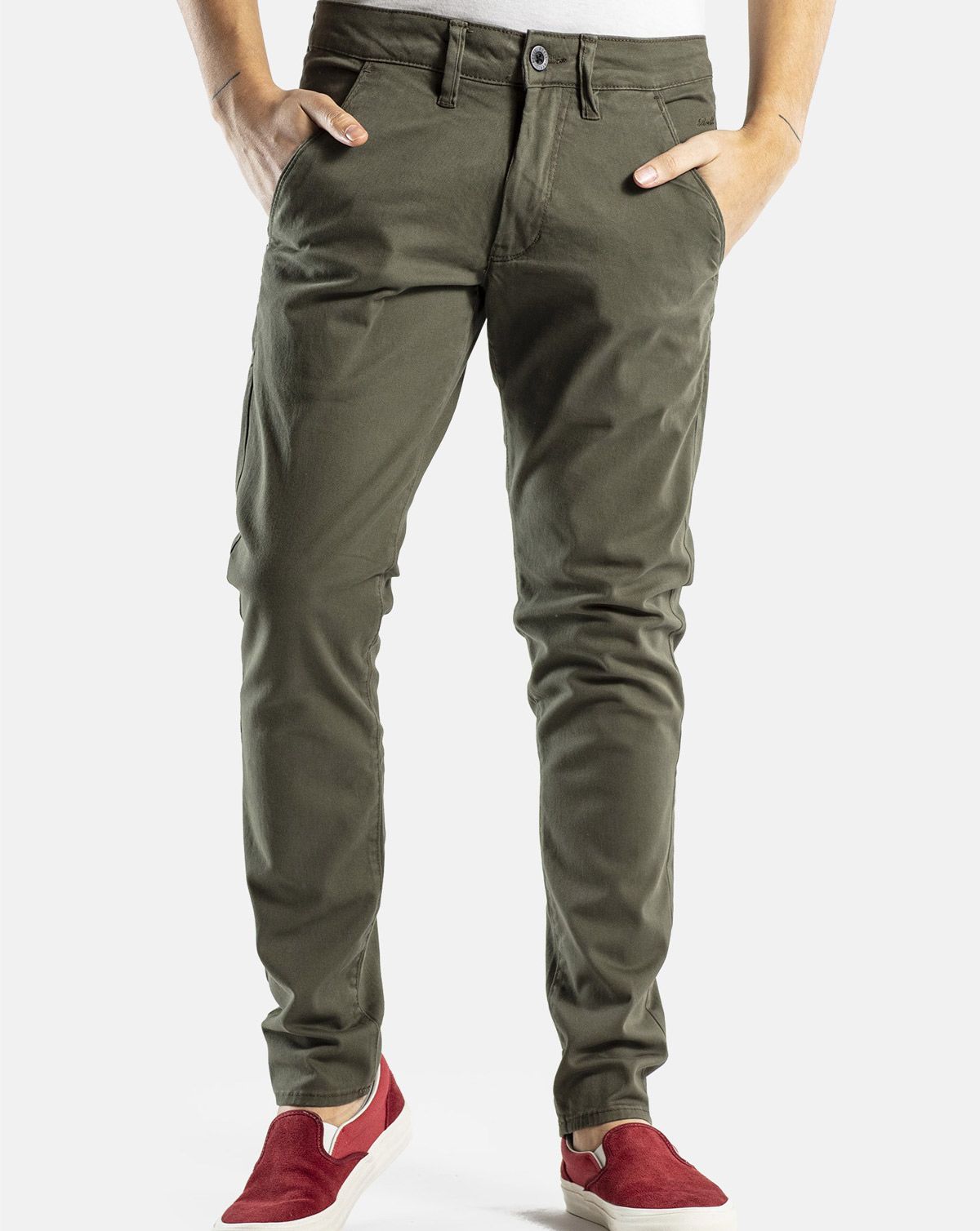 Reell Flex Tapered Chino Bukser Oliven