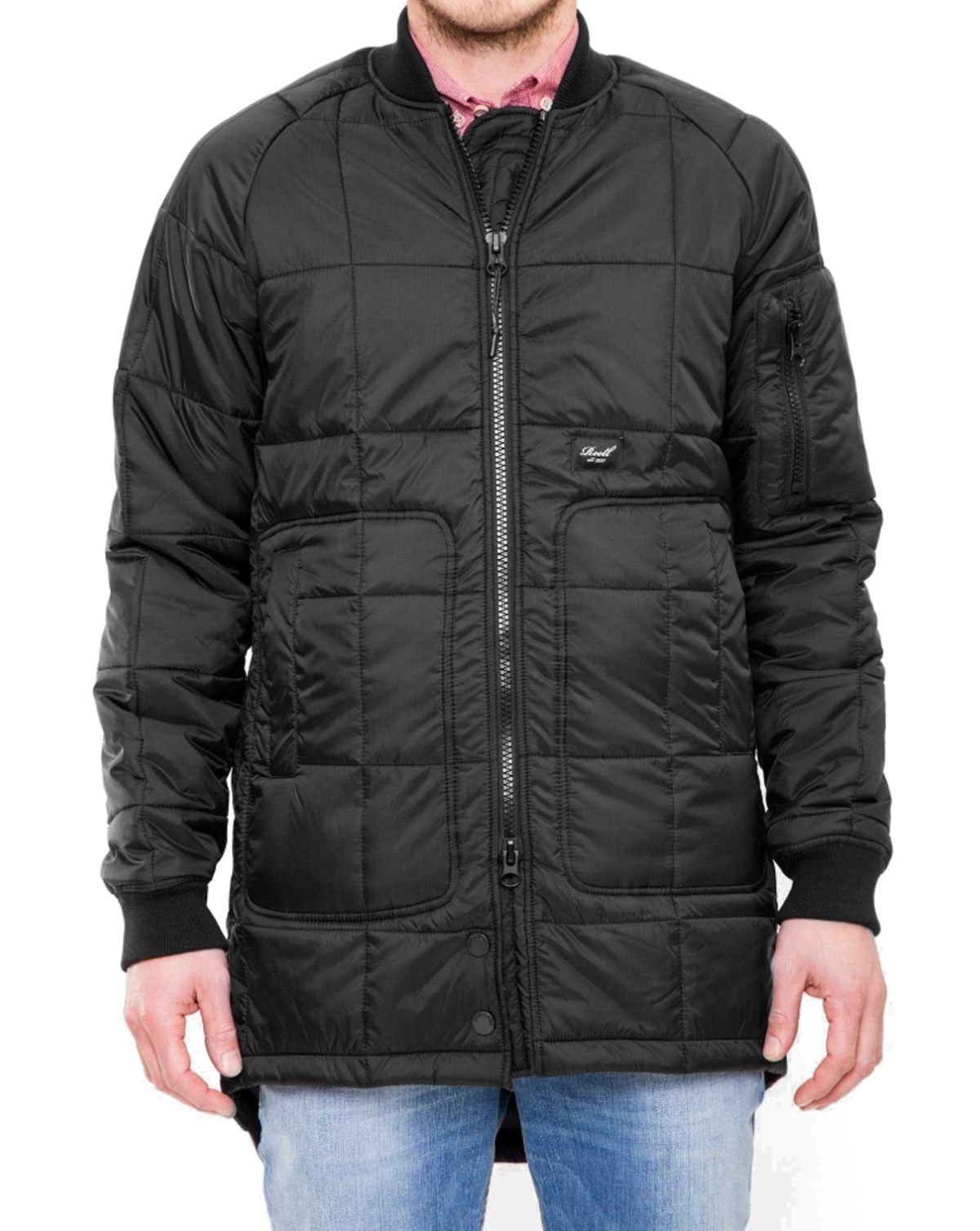 Reell Flight Coat Jakke Sort