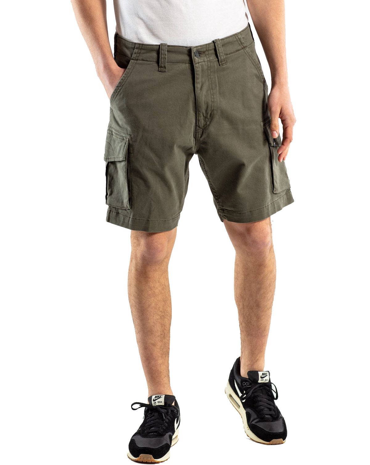 Reell Jeans City Cargoshorts Oliven