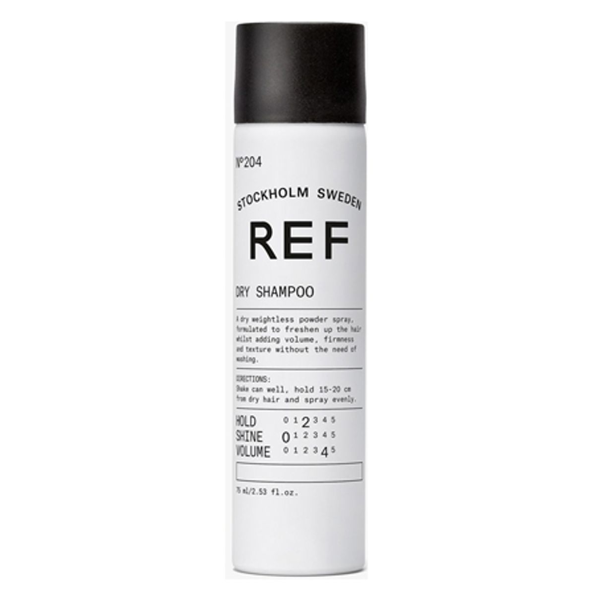 REF. 204 Dry Shampoo 75 ml, rejsestr.