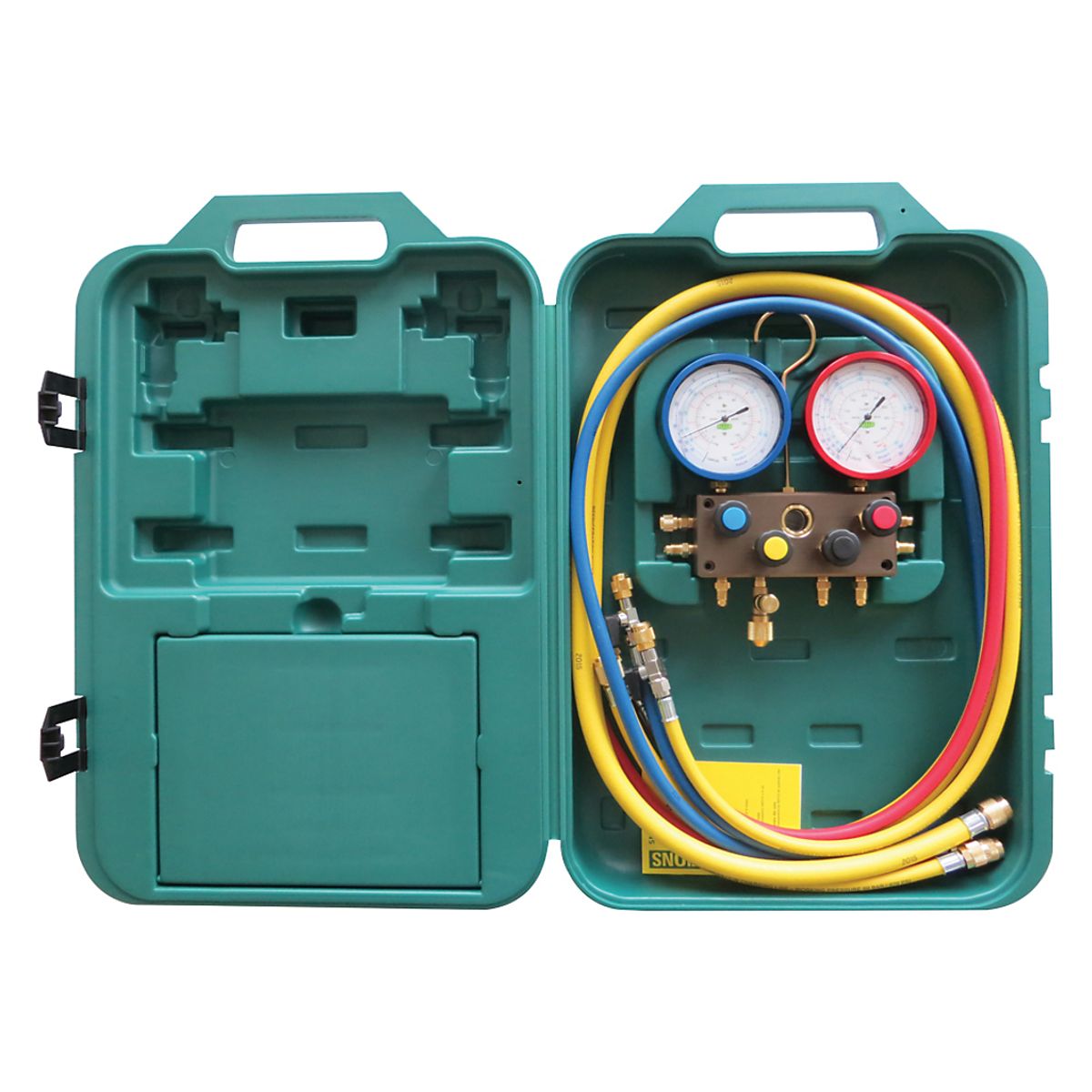 Refco M4-3-DELUXE-DS-R448A analog manifold 4-vejs, R448A, R449A, R452A