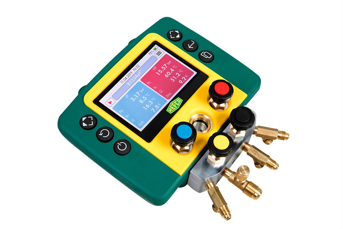 Refco REFMATE-4-BASIC Digital manifold, 4-vejs