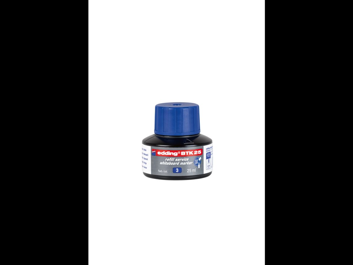 Refill Edding ink Whiteboard 25 ml blå