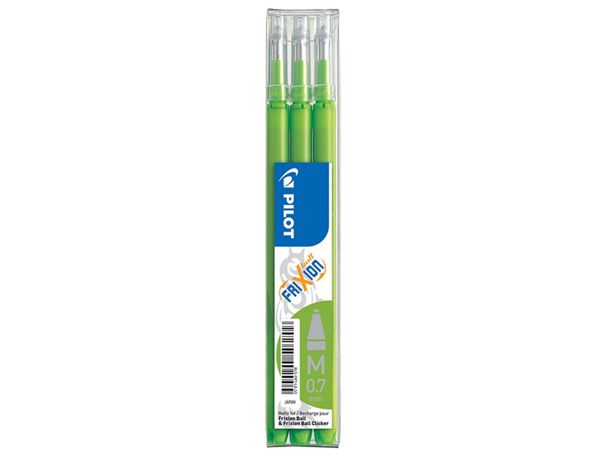 Refill Pilot Frixion Lime 0,7 mm 3-stk