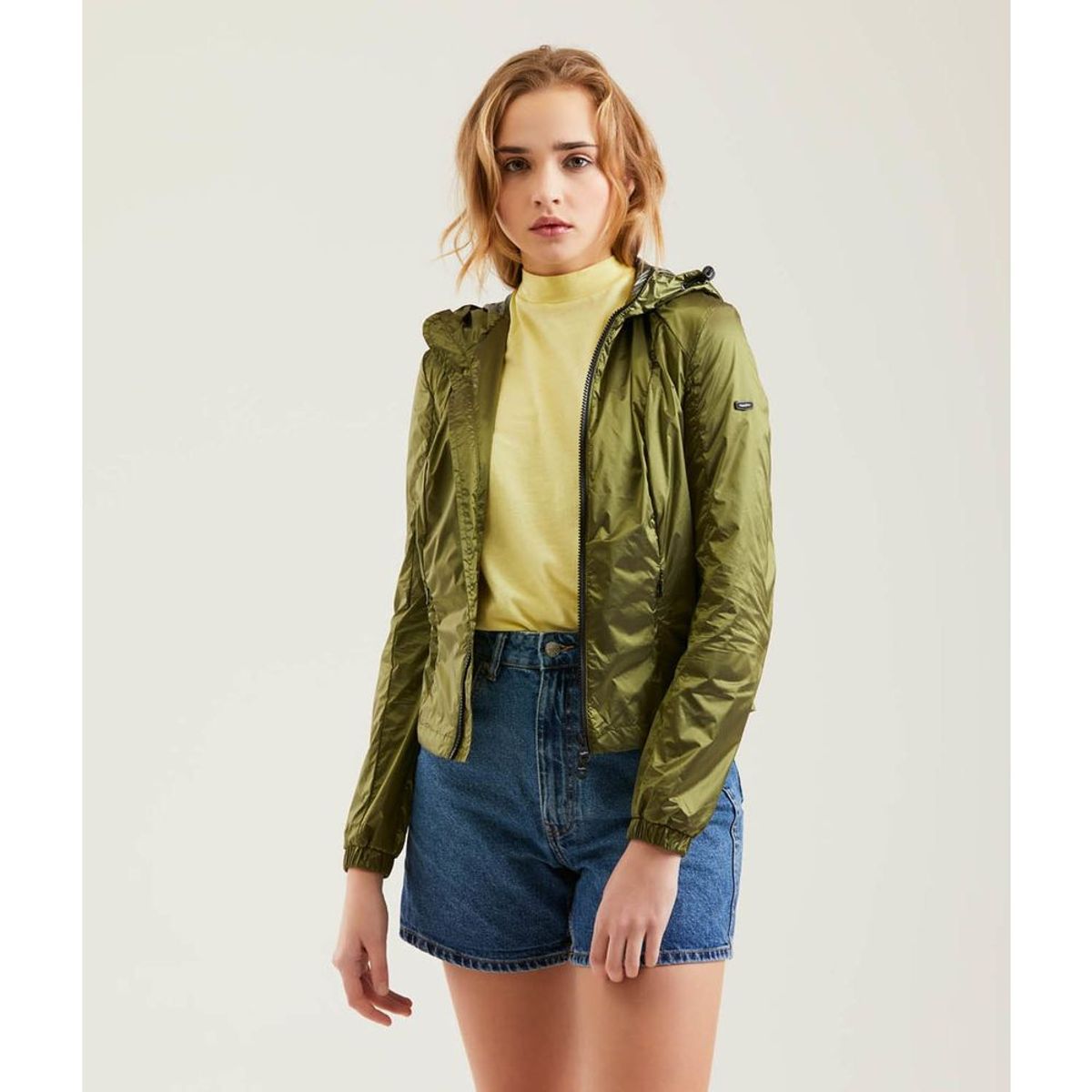 Refrigiwear Green Polyamide Dame Jacket