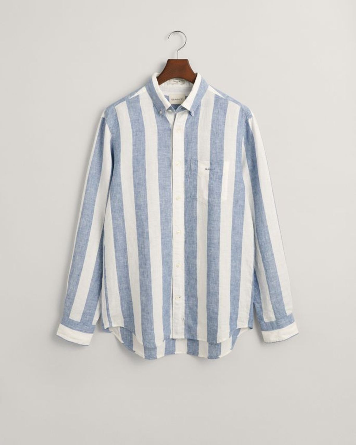 REG BOLD STRIPE LINEN SHIRT