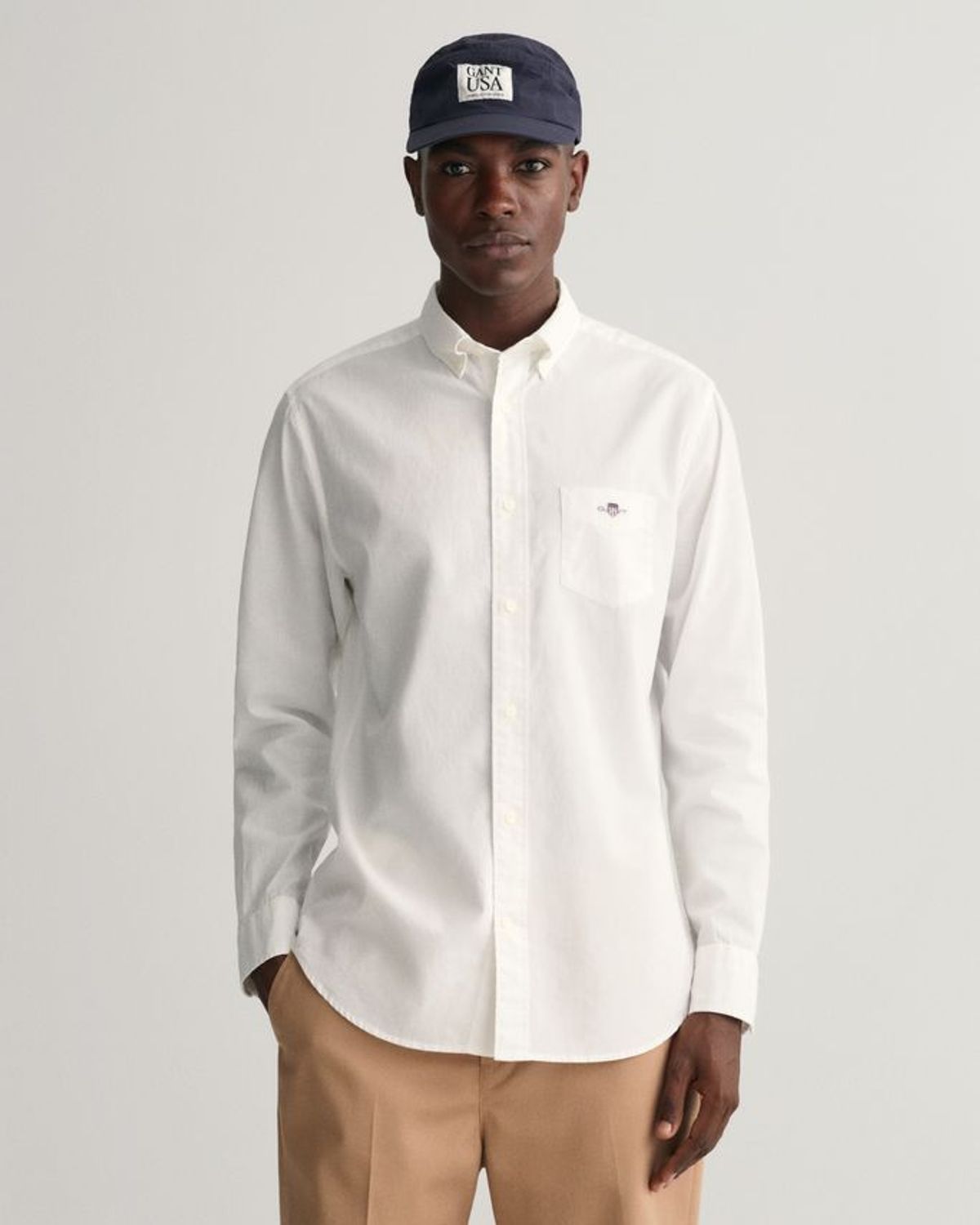 REG COTTON LINEN SHIRT