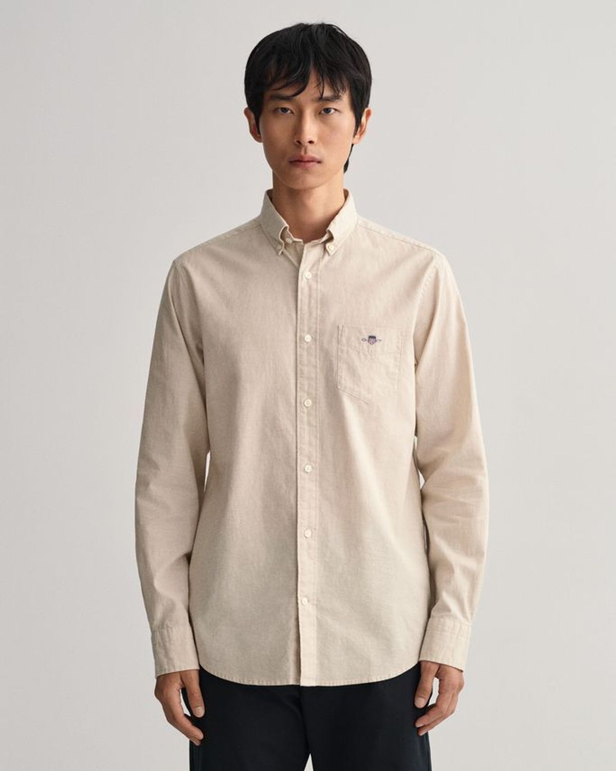 REG COTTON LINEN SHIRT