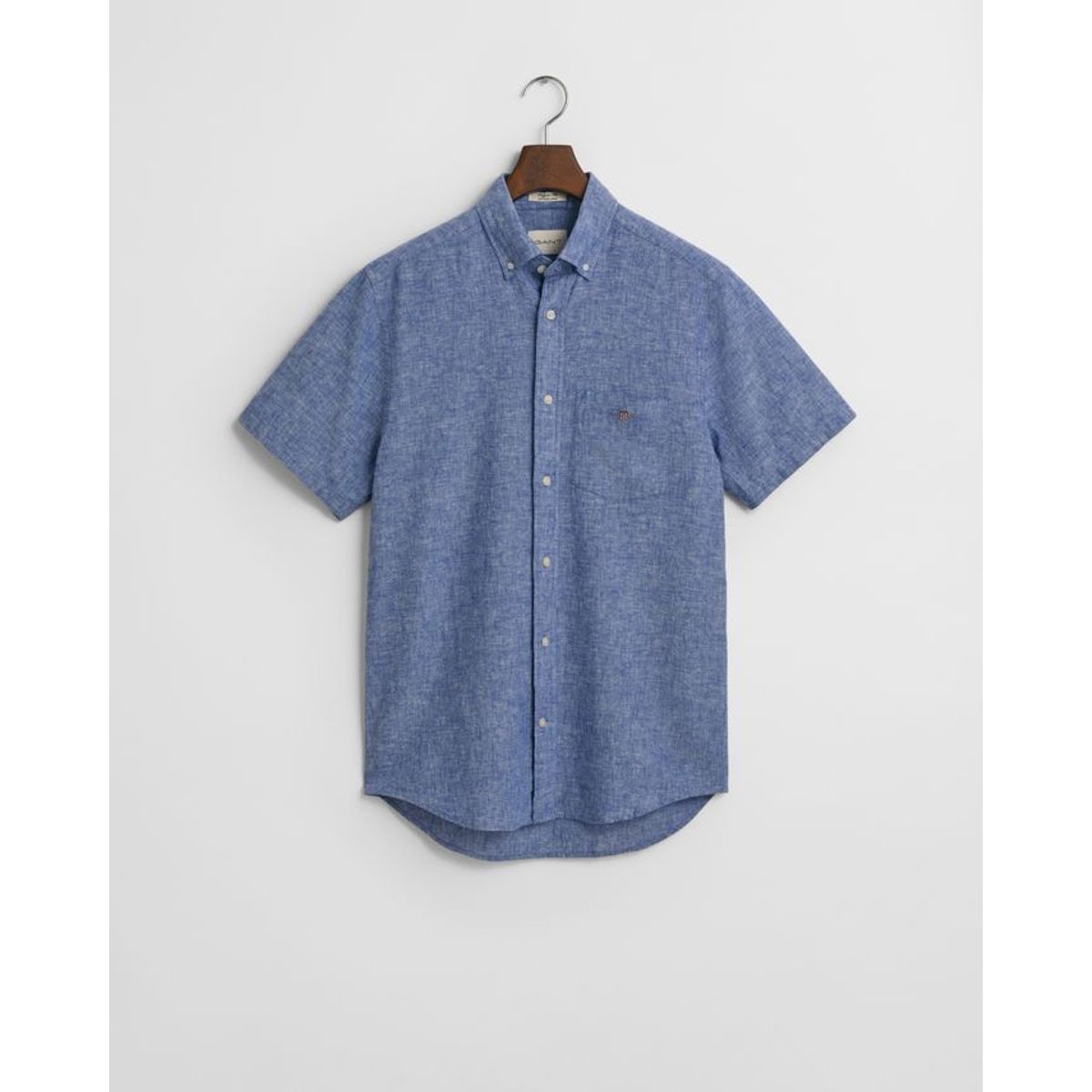 REG COTTON LINEN SS SHIRT