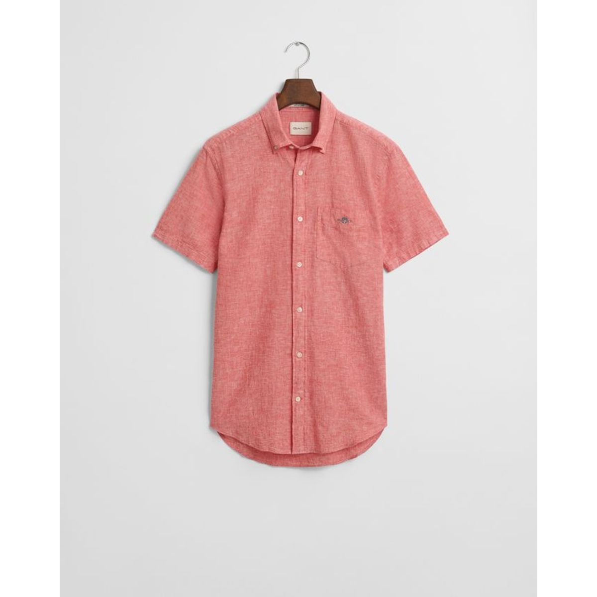 REG COTTON LINEN SS SHIRT