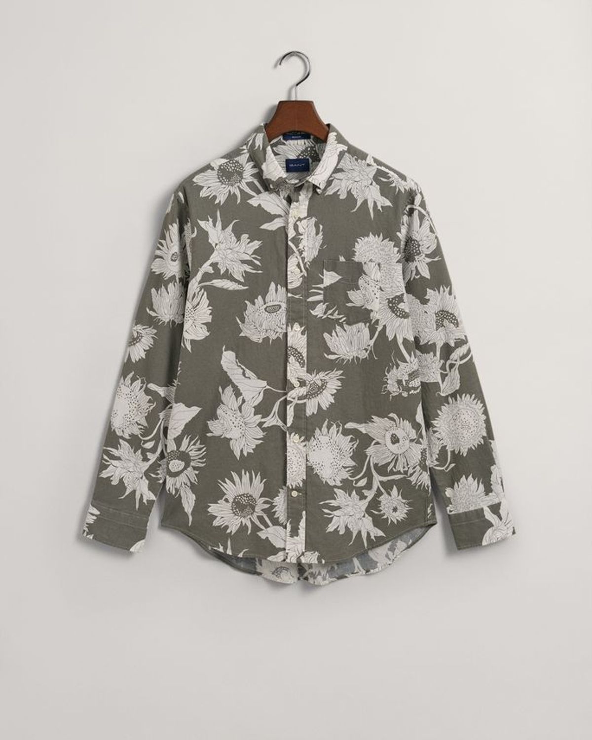 REG COTTON LINEN SUNFLOWER SHIRT