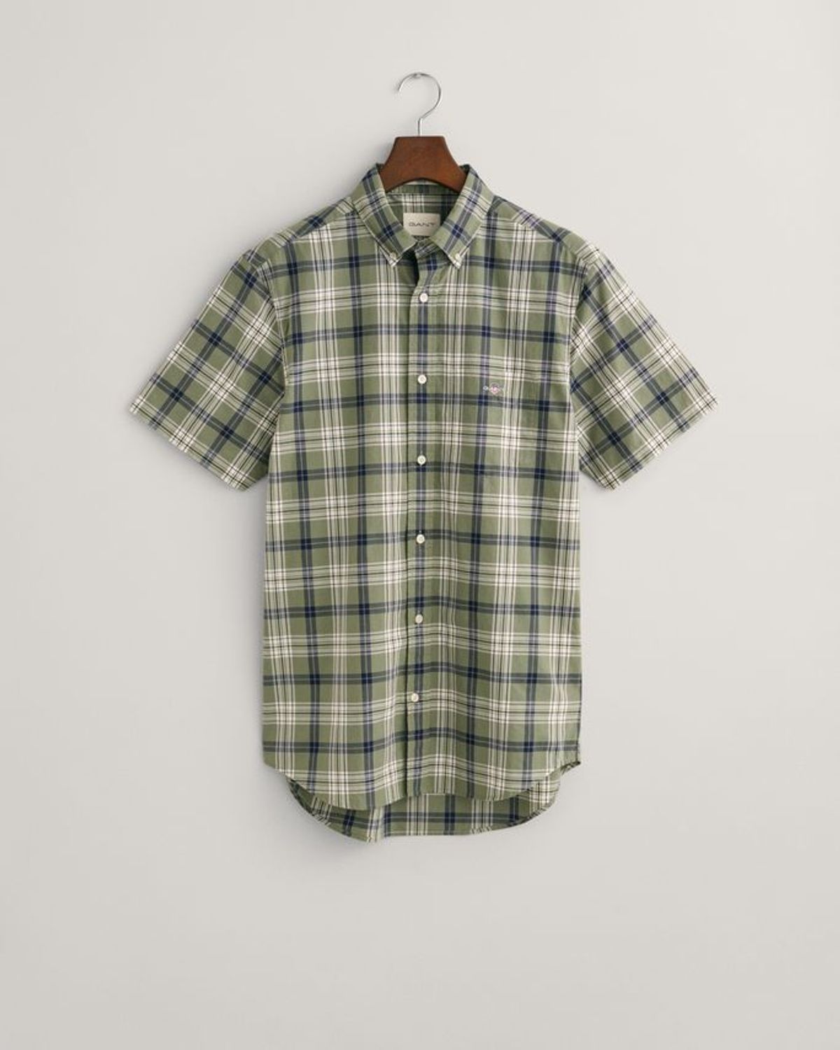 REG POPLIN CHECK SS SHIRT