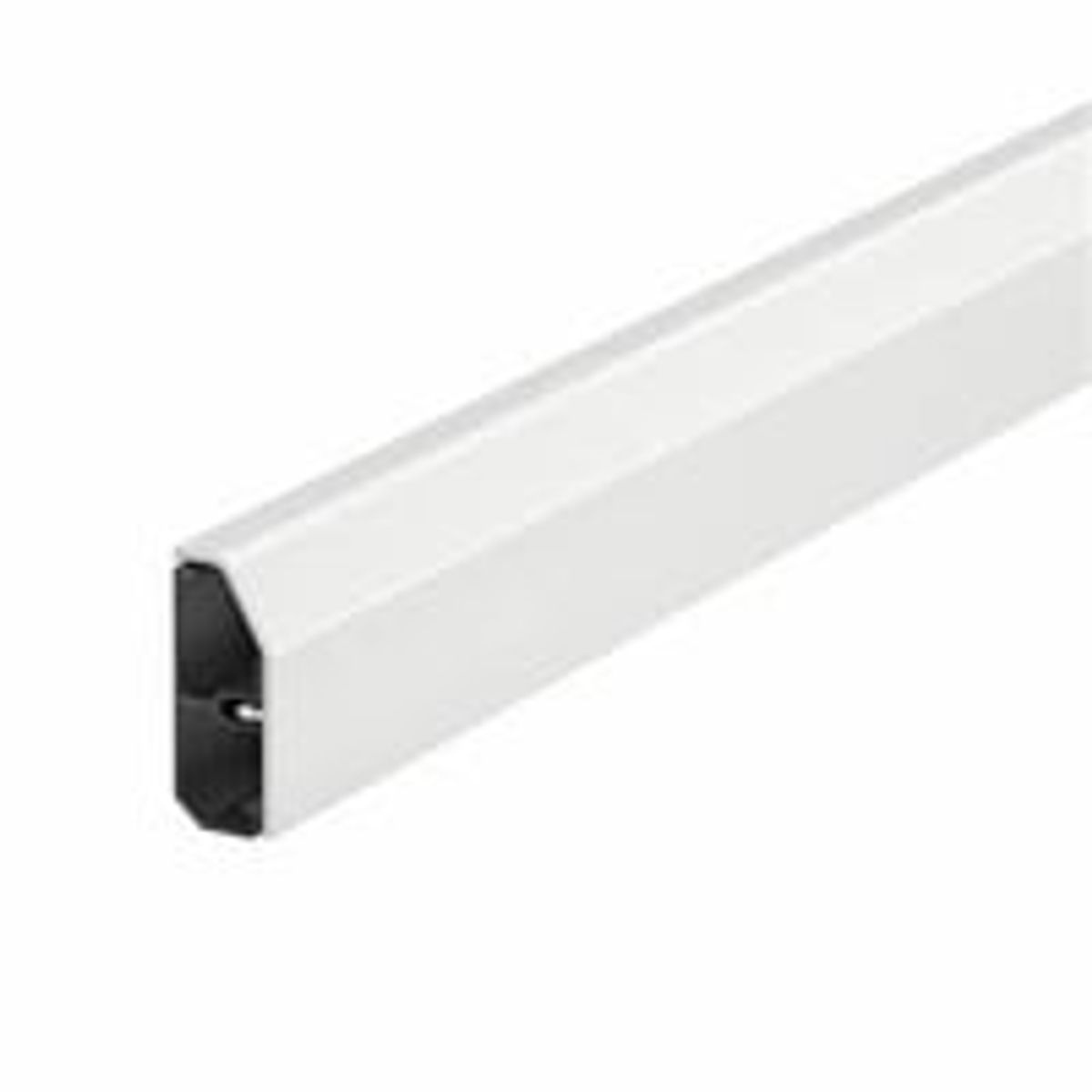 Rehau - Fodpanel SL 50 x 20 mm, hvid - 2 meter