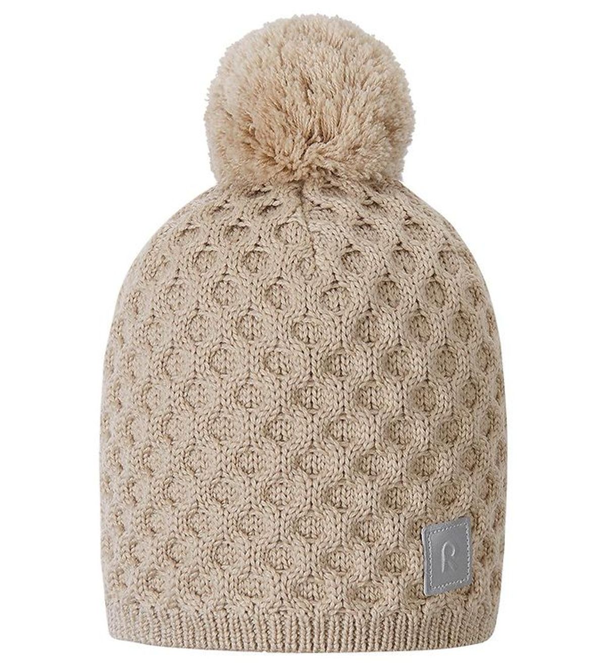 Reima Hue m. Fleece - Uld/Polyester - Nyksund - Light Oak m. Pom