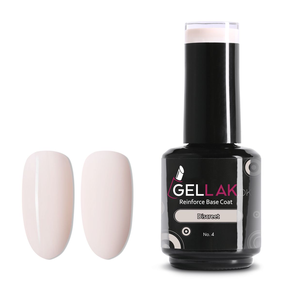 Reinforce Base Coat Nude | 15 ml | Discreet No. 4 | Gellak.dk