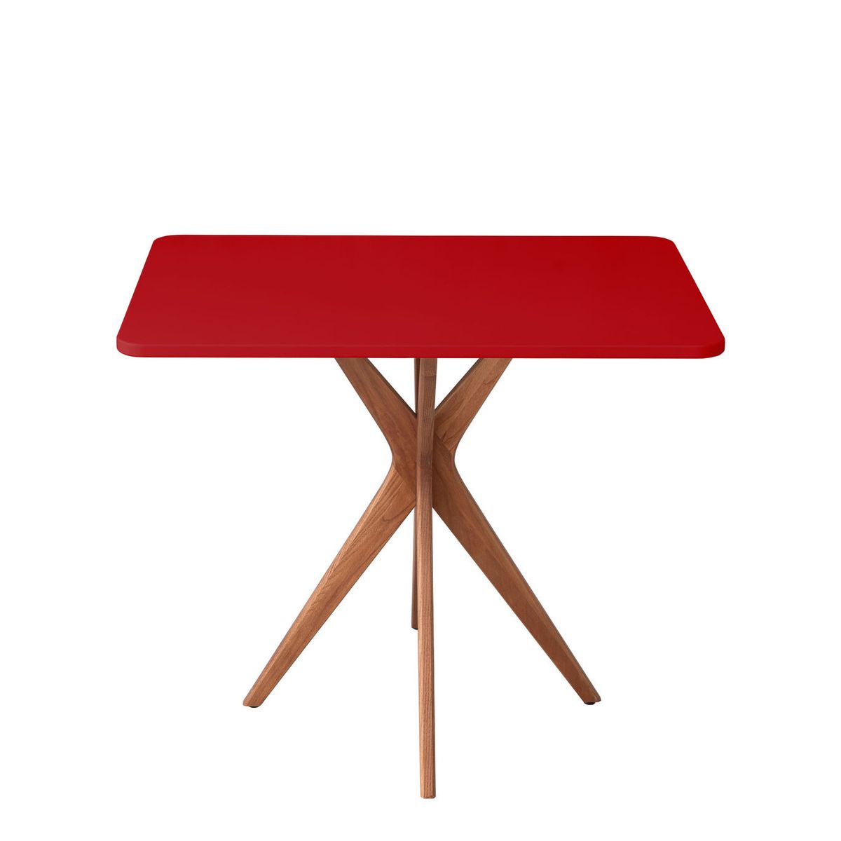 Rektangulært spisebord JUBI 55x80cm Oak Pure Red