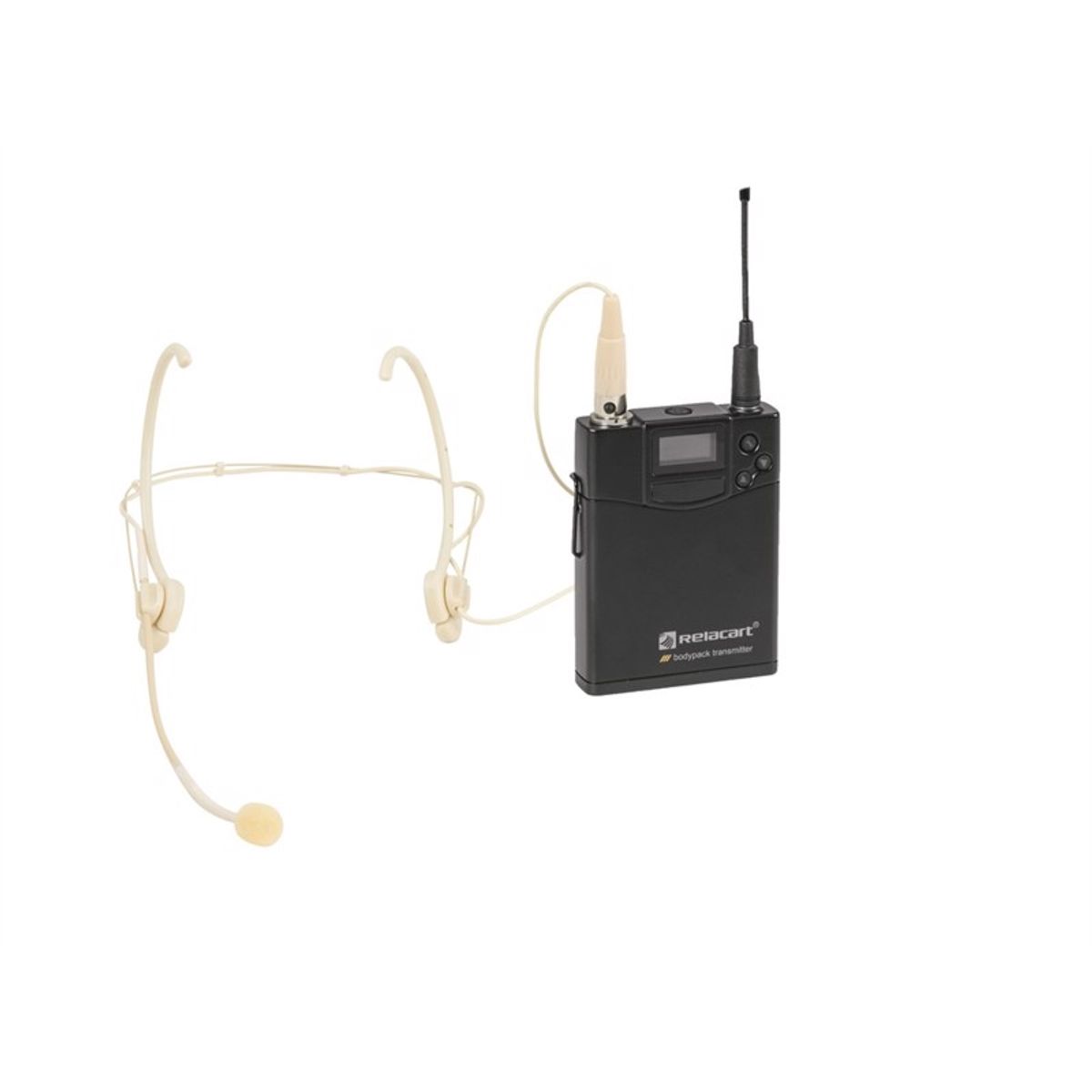 RELACART UT-222 Bodypack 522-554 MHz with HM-600S Headset