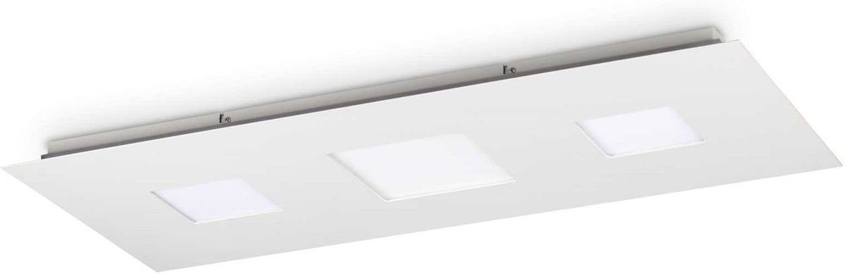 Relax, Loftslampe, LED 65W, LED, hvid, aluminium, metal, L900xH40xB400mm